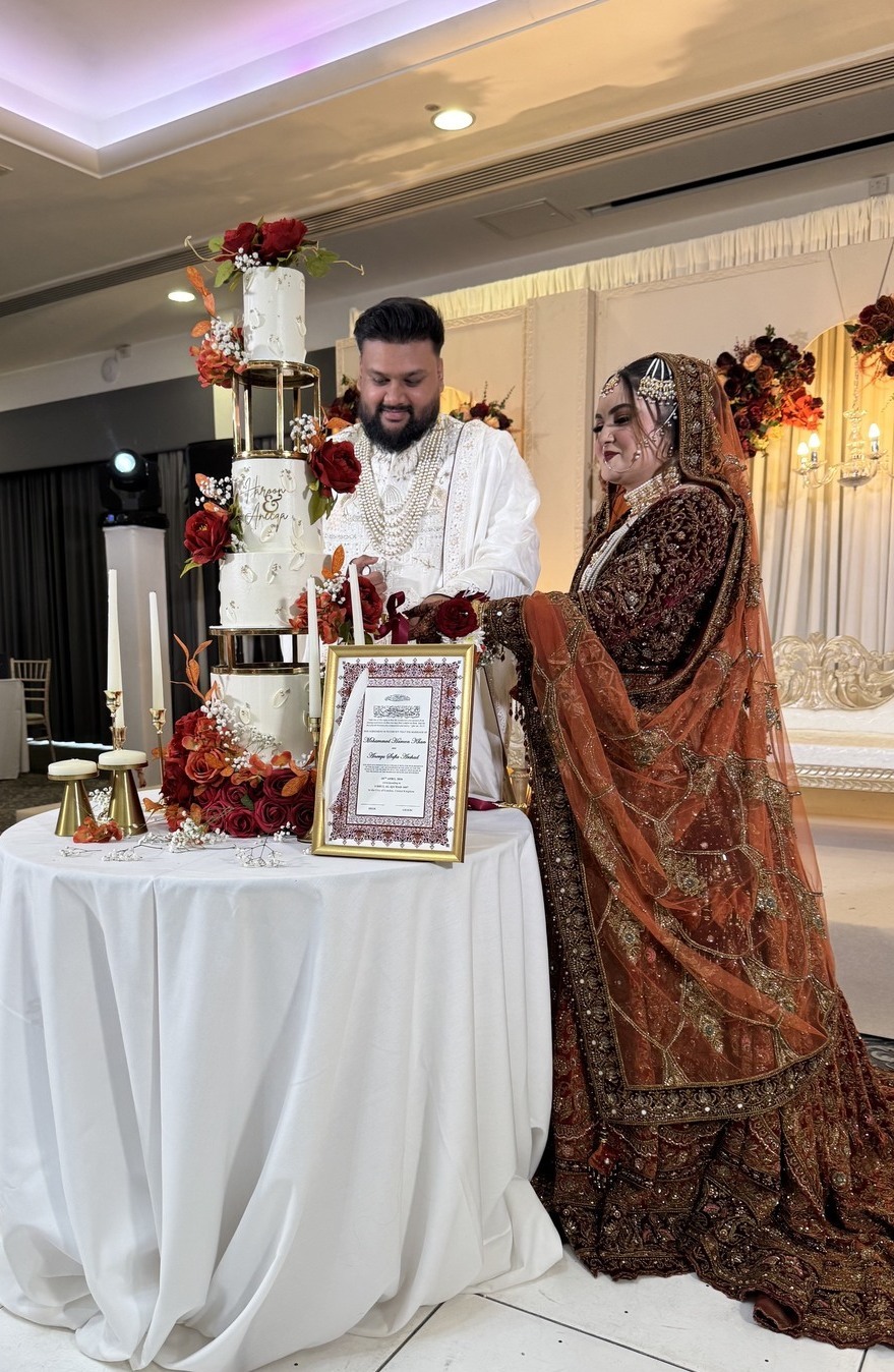 real paintings painted at a wedding
