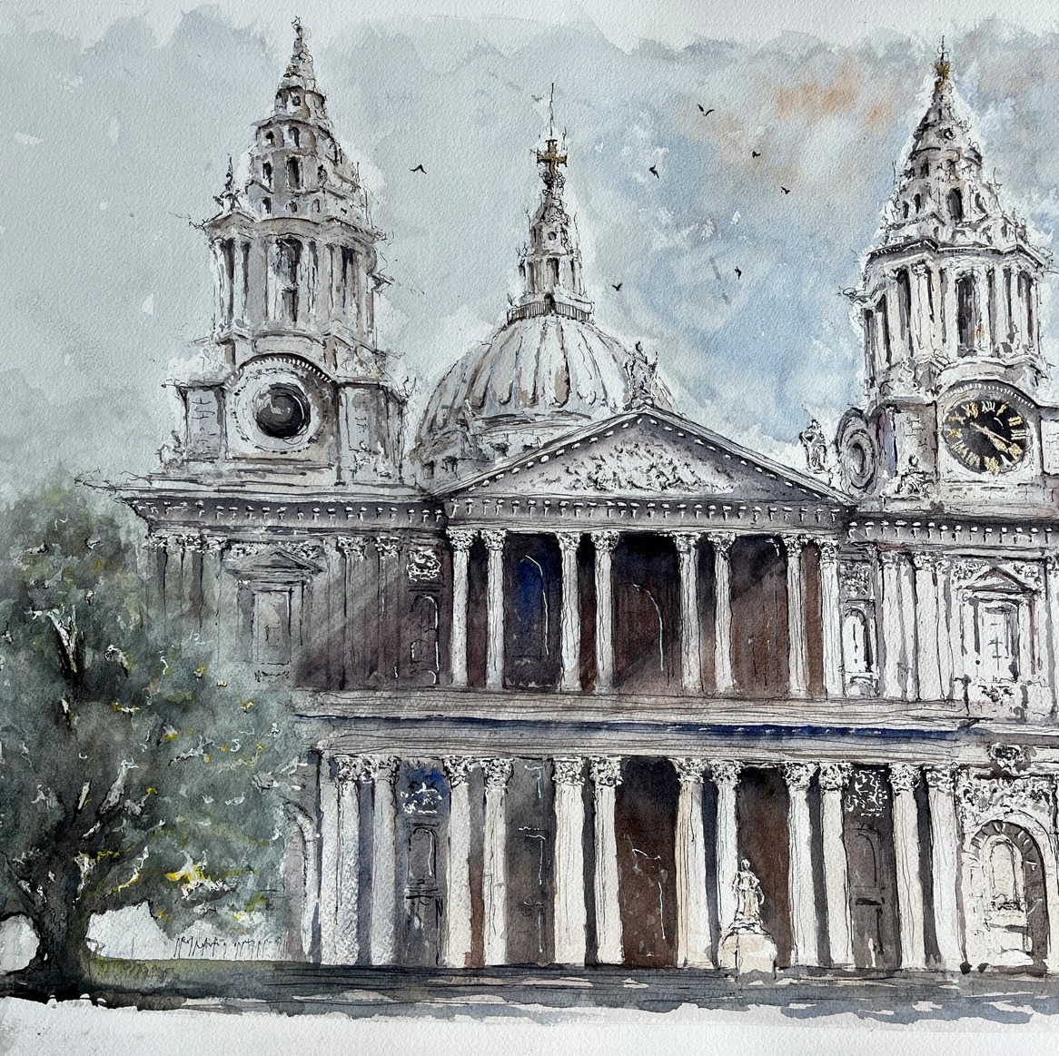 Live Wedding Painter in the UK